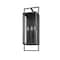 Z-Lite Lucian 3 Light Outdoor Wall Sconce, Black & Clear 598B-BK - alternate 2